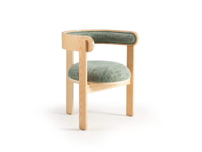 MOULIN - Chair with beech frame and fabric padding with armrests _ Mambo Unlimited Ideas